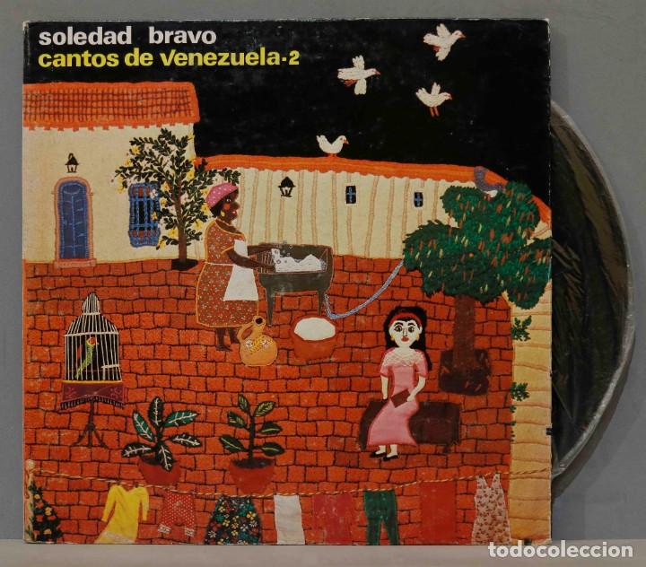 Discos de vinilo: LP. Soledad Bravo. Cantos De Venezuela 2 - Foto 1
