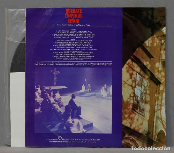 Discos de vinilo: LP. QUEDATE CONMIGO SE&Ntilde;OR - Foto 2