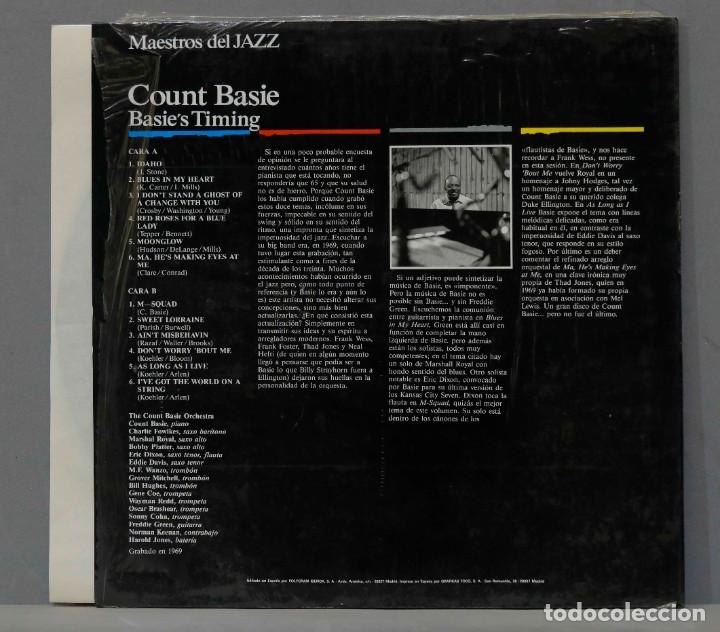 Discos de vinilo: LP. Count Basie. Basie&acute;s Timing - Foto 2