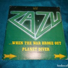 Discos de vinilo: ZAZU. WHEN THE WAR BROKE OUT / PLANET DIVER. PROMOCIONAL. RCA, 1981 (#). Lote 305893733