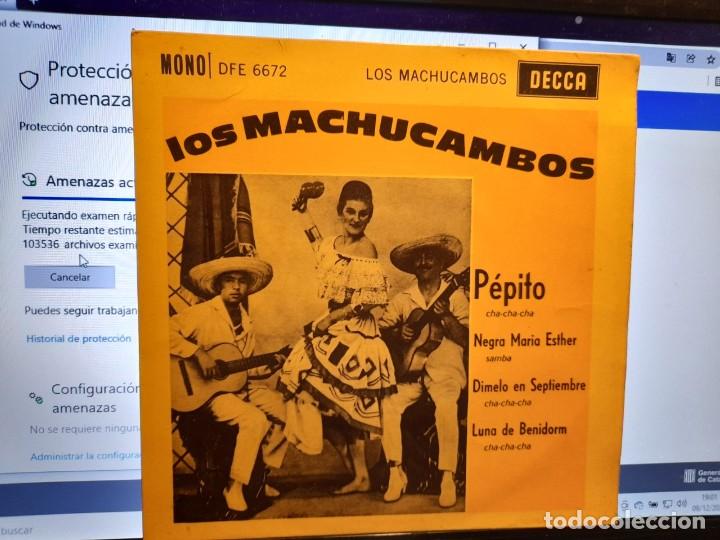 Discos de vinilo: EP DE LOS MACHUCAMBOS : PEPITO + 3 ( EDICION INGLATERRA ) - Foto 1