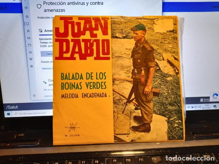 Discos de vinilo: SINGLE JUAN PARDO : LA BALADA DE LOS BOINAS VERDES - Foto 1