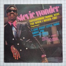 Discos de vinilo: DISCO - VINILO - SINGLE - STEVIE WONDER - SUPERWOMAN (WHERE WERE YOU WHEN I NEEDED YOU) - 1972
