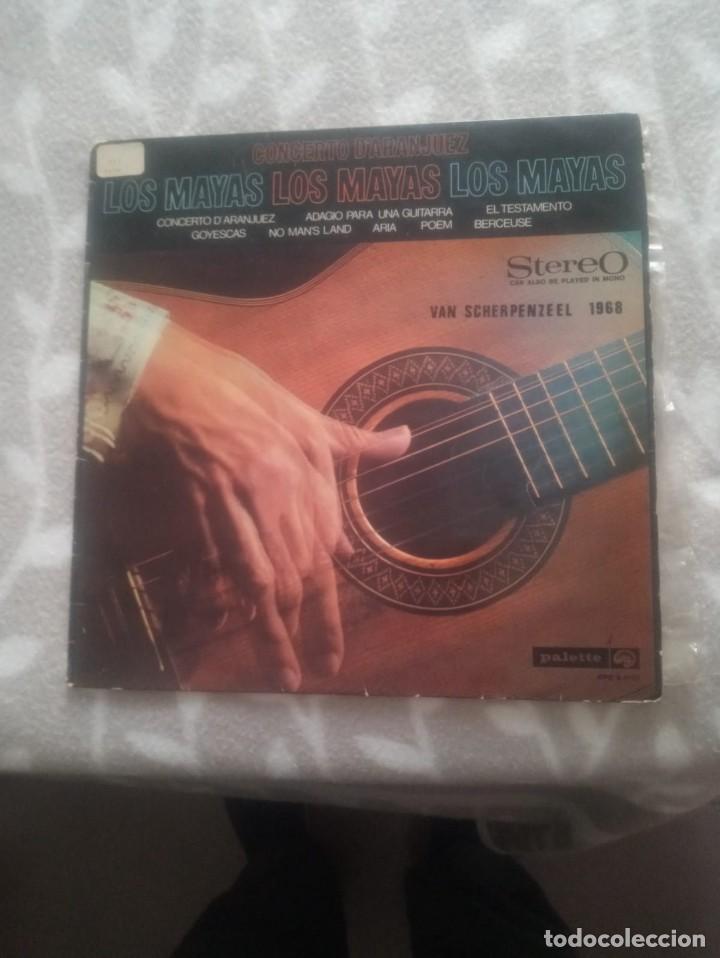 Disques de vinyle: &rdquo;Concierto D'Aranjuez por Los Mayas. Editado en Holanda en 1968.