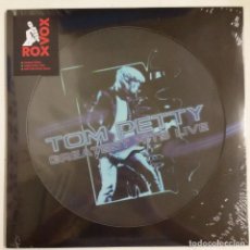 Discos de vinilo: TOM PETTY GREATEST HITS LIVE LP 2017 FOTODISCO COLOR + FUNDA TROQUELADA. Lote 306238488