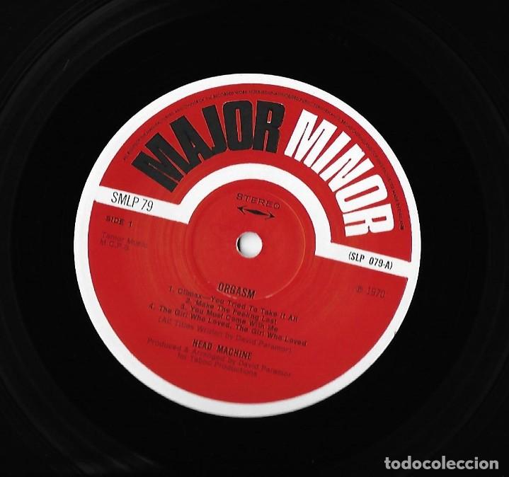 Discos de vinilo: HEAD MACHINE: ORGASM. RAR&Iacute;SIMO PSYCHO / PROGRESIVO U.K. ORIGINAL U.K. PRE URIAH HEEP - Foto 3