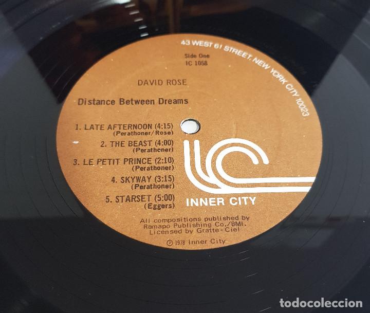 Discos de vinilo: DAVID ROSE - DISTANCE BETWEEN DREAMS - Foto 2