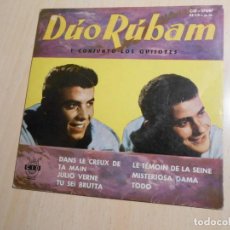Discos de vinilo: DUO RUBAM Y CONJUNTO LOS QUIJOTES, EP, DANS LE CREUX DE TA MAIN + 5, AÑO 1961
