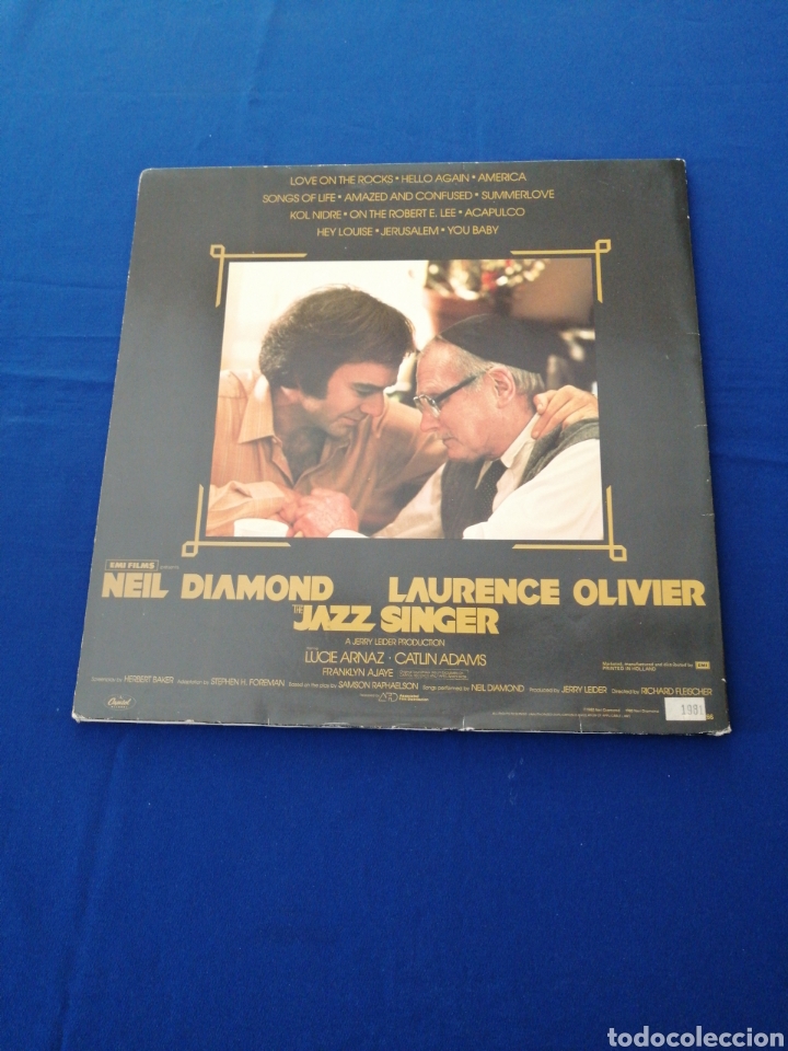Discos de vinilo: NEIL DIAMOND THE JAZZ SINGER - Foto 3