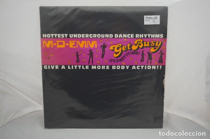 Discos de vinilo: MAXI-SINGLE / M-D-Emm - Get Busy (Its Partytime!) (12&rdquo;) - Foto 1