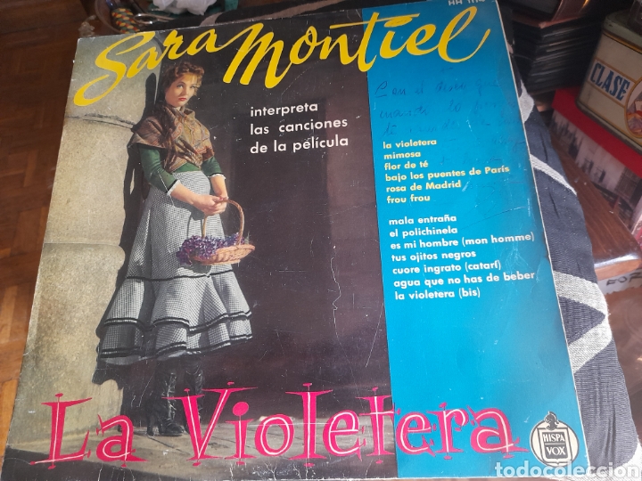 Discos de vinilo: Vinilo de Sara Montiel, La violetera - Foto 1