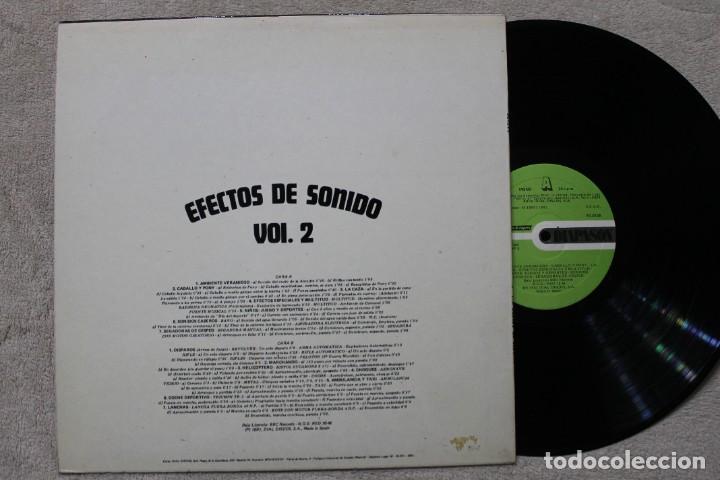 Discos de vinilo: EFECTOS DE SONIDO N.2 LP VINYL MADE IN SPAIN 1981 - Foto 2
