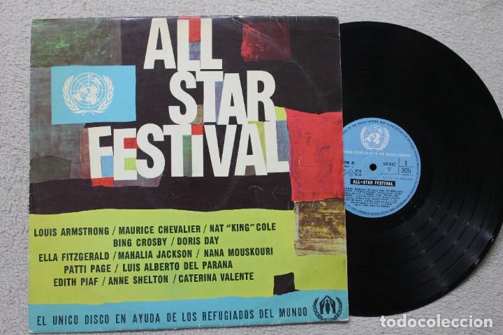 all star festival louis amstrong nat king cole - Buy LP vinyl records of  Jazz, Jazz-Rock, Blues and R&B on todocoleccion