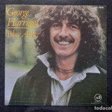 Discos de vinilo: SINGLE ESPAÑOL GEORGE HARRISON HISPAVOX 1979 BLOW AWAY/ SOFT HEARTED HANA BEATLES. Lote 306413313