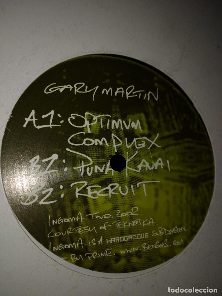 Discos de vinilo: TECHNO E.P. 12&rdquo; - GARY MARTIN - OPTIMUN COMPLEX (UK. 2002) - Foto 1