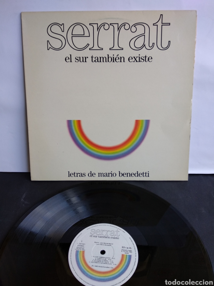 Discos de vinilo: *SERRAT, EL SUR TAMBIEN EXISTE, ARIOLA, 1985 - Foto 1