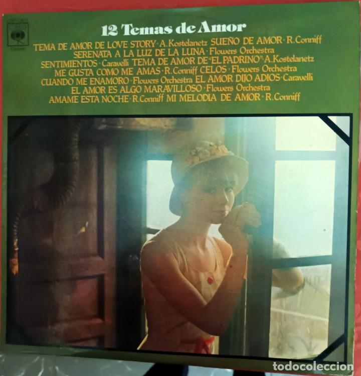 Discos de vinilo: 12 Temas de amor (Varias orquestas) (1977) - Foto 1