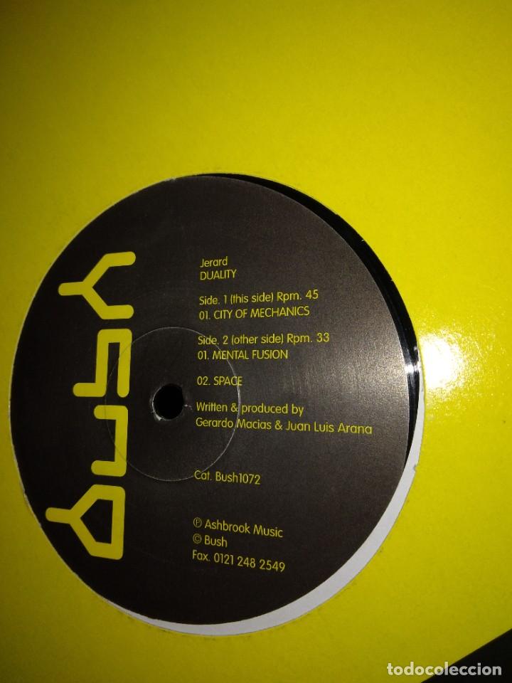 Discos de vinilo: TECHNO E.P. 12&rdquo; - JERARD - DUALITY (UK. 2000) - Foto 2