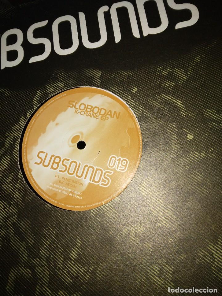 Discos de vinilo: TECHNO E.P. 12&rdquo; - SLOBODAN - K-CRANE (Belgium. 1999) - Foto 2