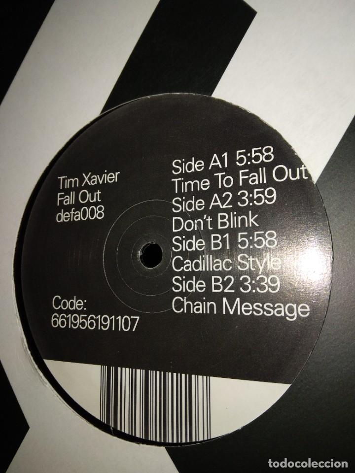 Discos de vinilo: TECHNO E.P. 12&rdquo; - TIM XAVIER - FALL OUT (Canad&aacute;. 2002) - Foto 1