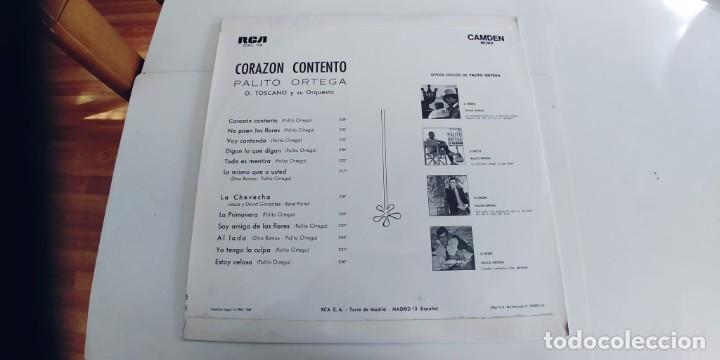 Discos de vinilo: PALITO ORTEGA-LP CORAZON CONTENTO-ESPA&Ntilde;OL 1969-NUEVO - Foto 2