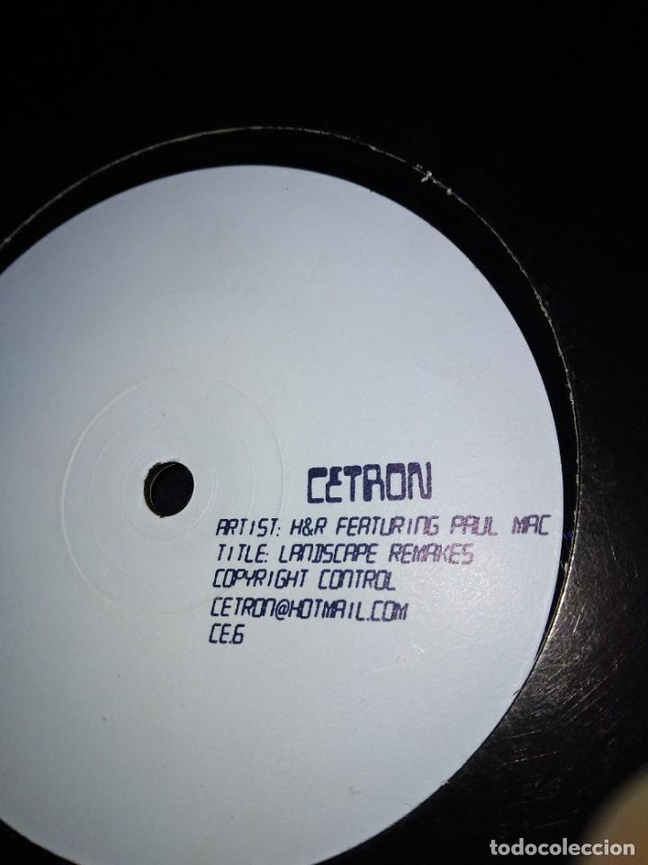Discos de vinilo: TECHNO E.P. 12&rdquo; - H & R - LANDSCAPE REMAKES (USA. 2002) - Foto 2