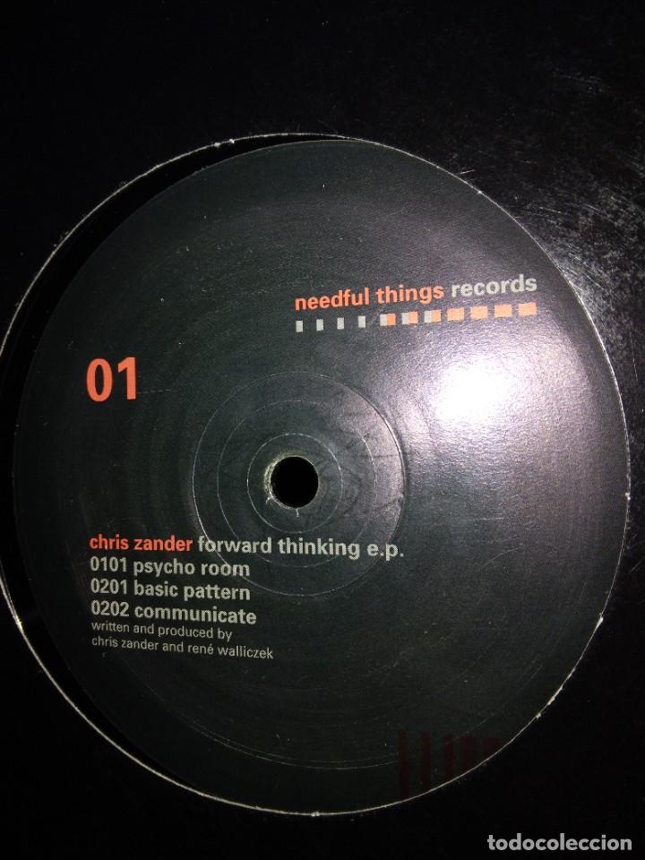 Discos de vinilo: TECHNO E.P. 12&rdquo; - CHRIS ZANDER - FORWARD THINKING - (Germany. 2002) - Foto 2