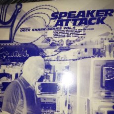 Discos de vinilo: TECHNO 2 X 12” ALBUM - VARIOUS - SPEAKER ATTACK PRESENTS DECK SHARK SERIES VOL. 4 (SWITZERLAND.2002)