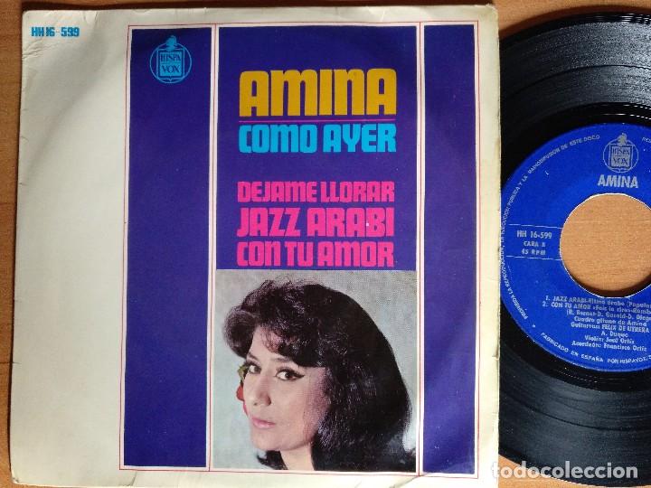 Discos de vinilo: AMINA COMO AYER EP - Foto 1