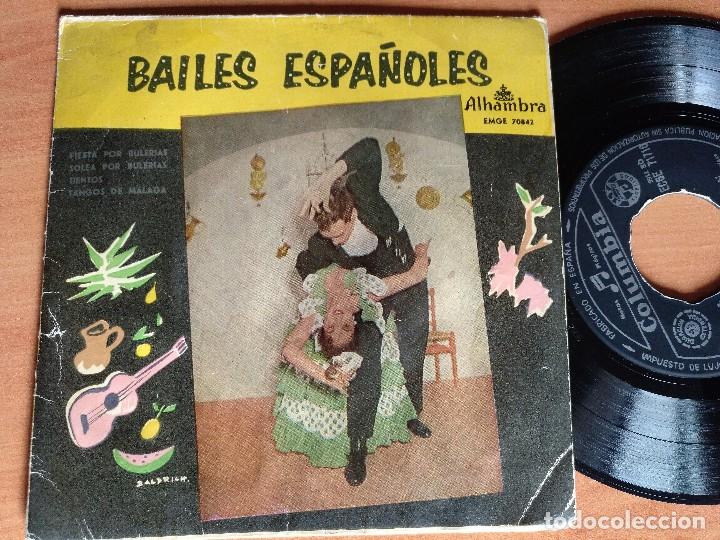 Discos de vinilo: BAILES ESPA&Ntilde;OLES EP - Foto 1