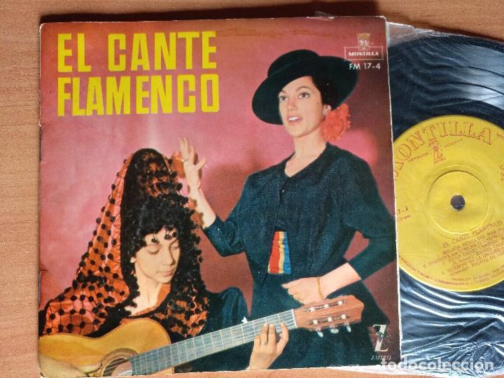 Discos de vinilo: EL CANTE FLAMENCO EP LIBRETO - Foto 1