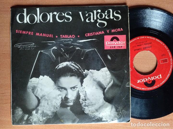 Discos de vinilo: DOLORES VARAS SIEMPRE MANUEL EP - Foto 1