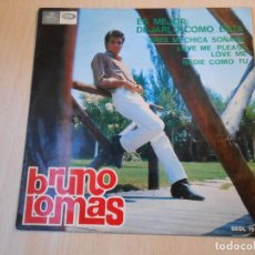 Discos de vinilo: BRUNO LOMAS, EP, ES MEJOR DEJARLO COMO ESTÁ + 3, AÑO 1966. Lote 306450038