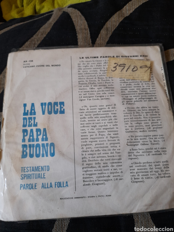 Discos de vinilo: Vinilo,La Voce Del Papa Buono - Foto 2