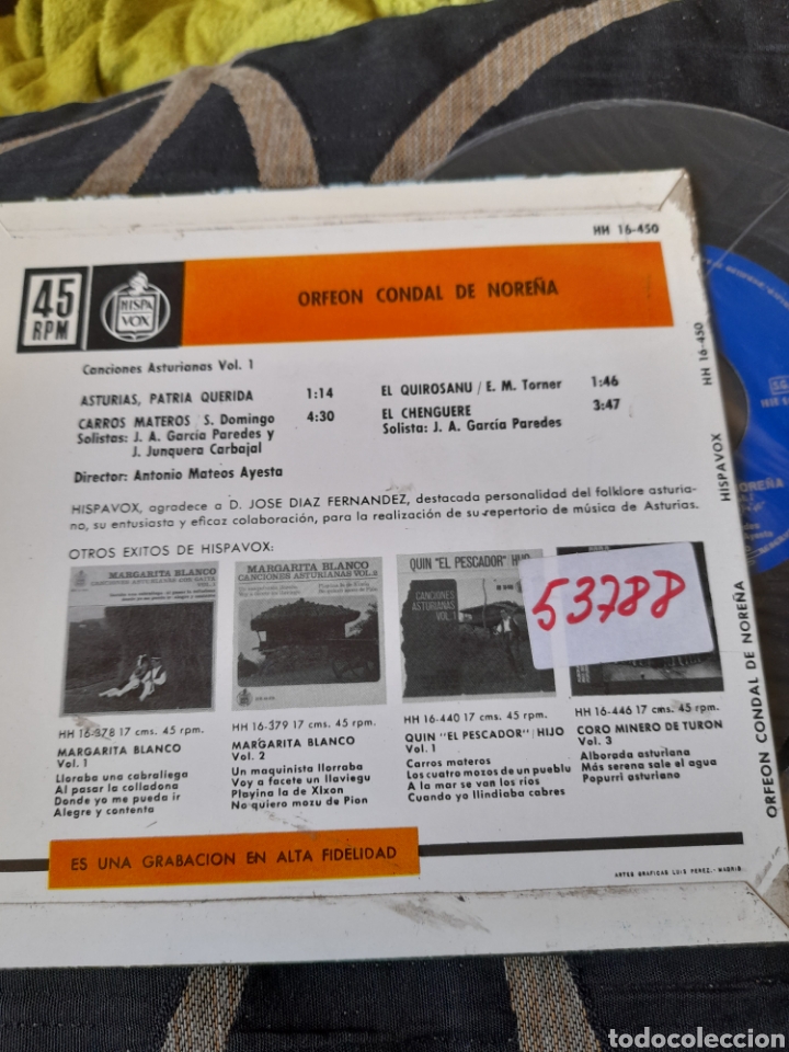 Discos de vinilo: Vinilo, Orfe&oacute;n Condal de Nore&ntilde;a - Foto 3