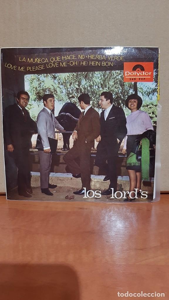 Discos de vinilo: EP ** LOS LORDS ** VIDA MI VIDA + 3 ** COVER/ MINT ** EP/ MINT ** 1966 - Foto 1