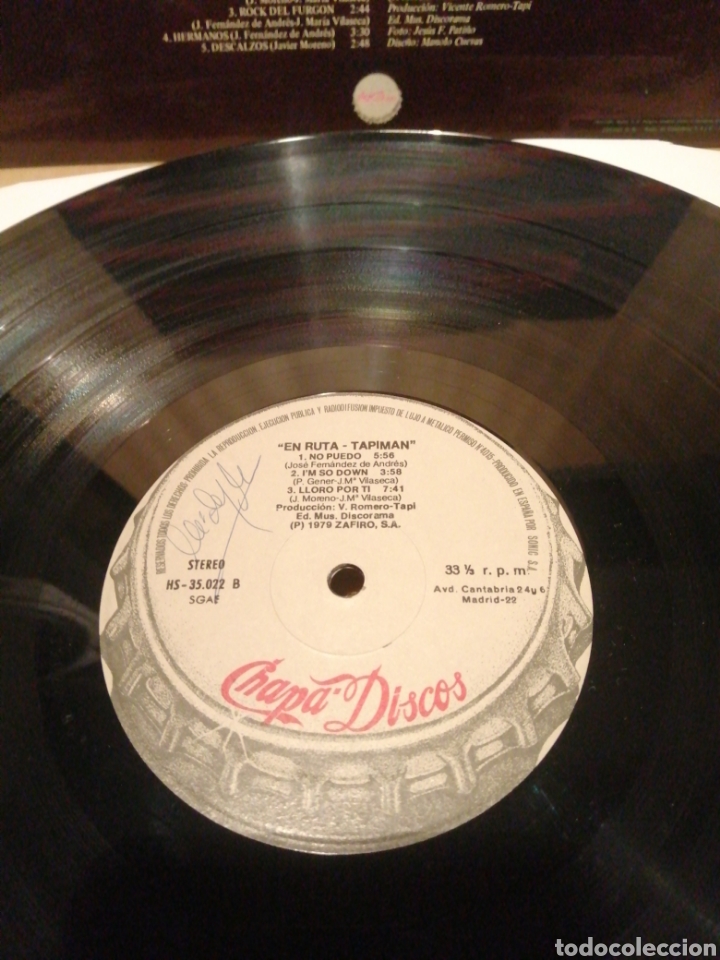 Discos de vinilo: Tapiman. En Ruta. A&ntilde;o 1979. - Foto 3