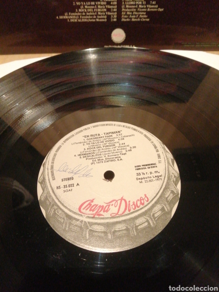 Discos de vinilo: Tapiman. En Ruta. A&ntilde;o 1979. - Foto 5