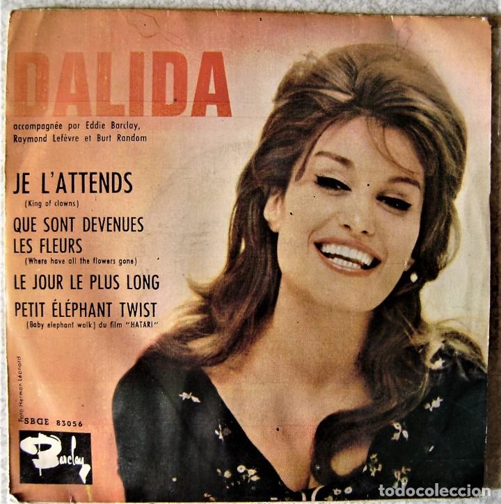 Discos de vinilo: DALIDA.JE L&acute;ATTENDS + 3...EX - Foto 1
