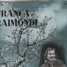 Discos de vinilo: LP FRANCA RAIMONI APRITE LE FINESTRE LABEL FONIT 1956 EUROVISION SONG FESTIVAL SANREMO. Lote 306460233