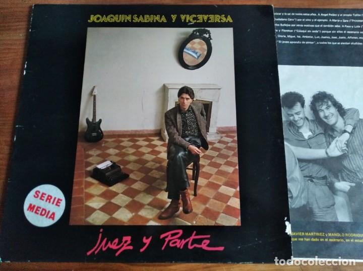 Discos de vinilo: JOAQUIN SABINA Y VICEVERSA - Juez y Parte ***** LP 1985 - Foto 1