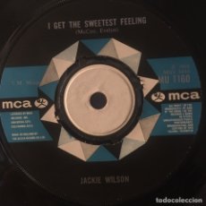 Discos de vinilo: JACKIE WILSON I GET THE SWEETEST FEELING SINGLE EDICION INGLESA BIEN CONSERVADO. Lote 306520023