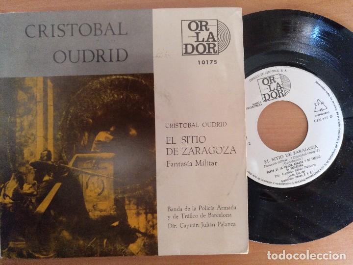 Discos de vinilo: CRISTOBAL OUDRID EL SITIO DE ZARAGOZA - Foto 1