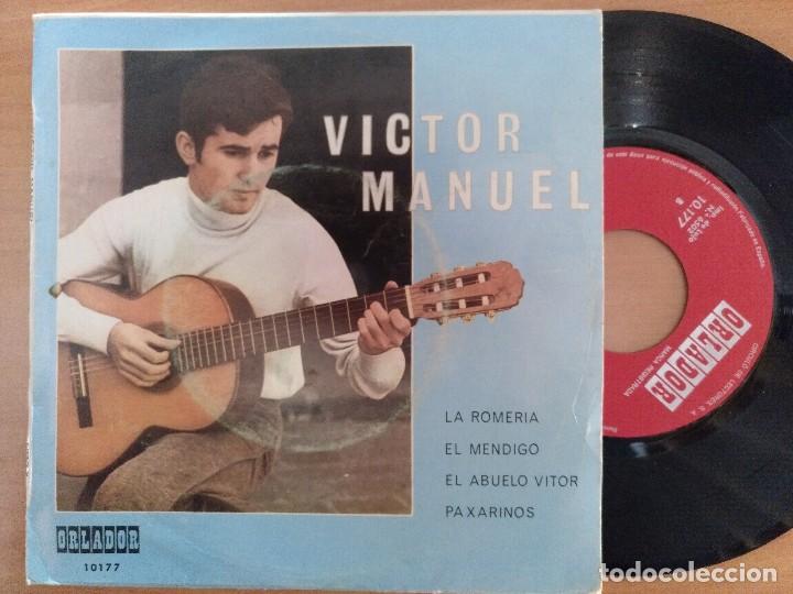 Discos de vinilo: VICTOR MANUEL LA ROMERIA EP - Foto 1