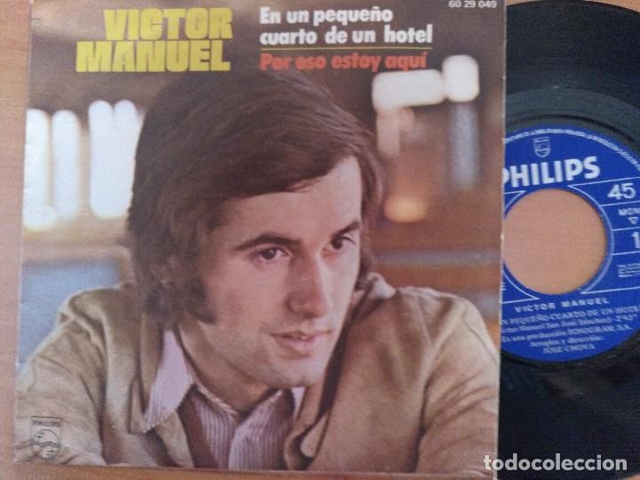 Discos de vinilo: VICTOR MANUEL EN UN PEQUE&Ntilde;O - Foto 1