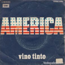 Discos de vinilo: VINO TINTO - AMERICA AMERICA / DUERME NEGRITO - SINGLE DE VINILO #