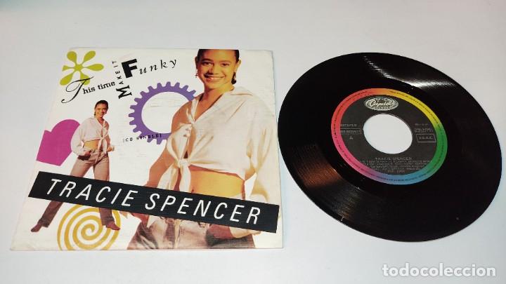 Discos de vinilo: Tracie Spencer - This Time Make It Funky (7&rdquo;, Single, Promo) - Foto 1