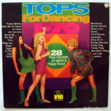 Discos de vinilo: JO MENT'S HAPPY SOUND TOPS FOR DANCING 1/70 [LP SPAIN 1970] [VG+]. Lote 306633823