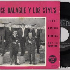 Discos de vinilo: JOSE BALAGUE Y LOS STYL'S TIBET [EP SPAIN 1971] [VG] 🔊. Lote 306633898