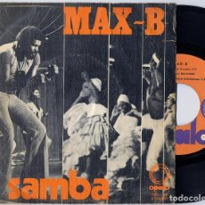 Discos de vinilo: MAX B MAX-HENRI BOULOIS SAMBA AFRO FUNK [SG SPAIN 1973] [VG+] 🔊